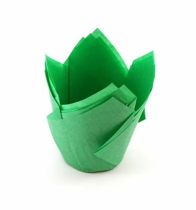 картинка Форма тюльпан зеленая 80*50мм от магазинаАрт-Я