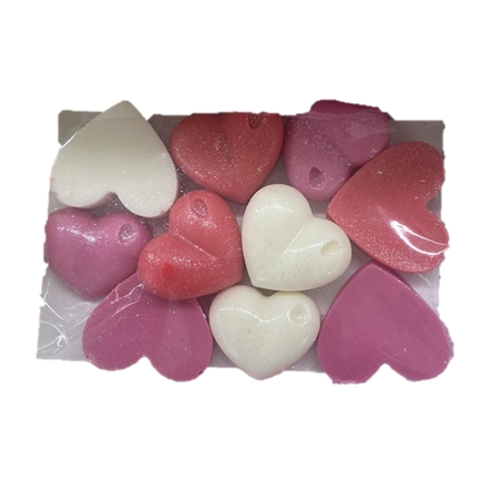 картинка Глазурь "Набор сердечек" (белые, розовые, красные) от магазинаАрт-Я
