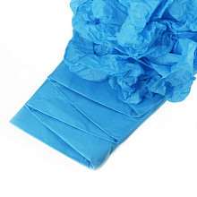 картинка Бумага упаковочная тишью, Голубая 50 х 66 см (10 листов) от магазинаАрт-Я