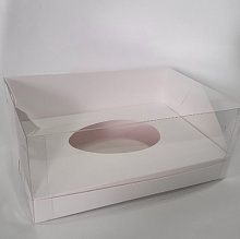 картинка Коробка для 1 яйца с пластиковой крышкой 250*170*100 мм БЕЛАЯ от магазинаАрт-Я
