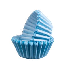 картинка Капсулы бумажные для конфет Голубые 35*23 мм, 1000 шт от магазинаАрт-Я