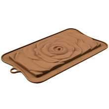 картинка Силиконовая форма для шоколада Плитка роза от магазинаАрт-Я