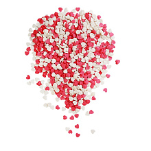 картинка Посыпка сахарная №314 Сердечки (красные,белые), 50гр от магазинаАрт-Я