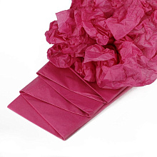 картинка Бумага упаковочная тишью, Малиновая 50 х 66 см (10 листов) от магазинаАрт-Я