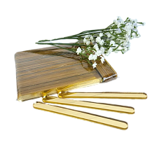 картинка Палочки акриловые для эскимо 11 см, 50 шт (золотые) от магазинаАрт-Я