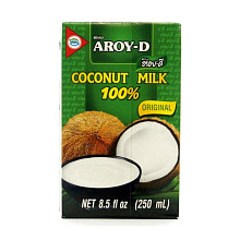 картинка Молоко кокосовое AROY-D (тетрапак), 250мл от магазинаАрт-Я