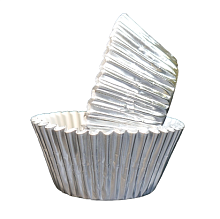 картинка Капсулы бумажные Серебро металлик 50*35 мм, 1000шт от магазинаАрт-Я