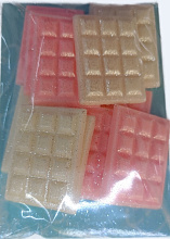 картинка Глазурь "Набор плитки шоколада розовые/белые" от магазинаАрт-Я