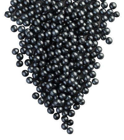 картинка Драже №152 «Жемчуг" зерновое, черный, 6-8 мм, 50гр от магазинаАрт-Я