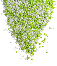 картинка Посыпка сахарная №500 Крошка Люкс Перлам. (белая, зеленая), 70гр от магазинаАрт-Я
