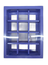 картинка Коробка для 12 конфет с пластиковой крышкой 190*145*38 (ЛАВАНДА) от магазинаАрт-Я
