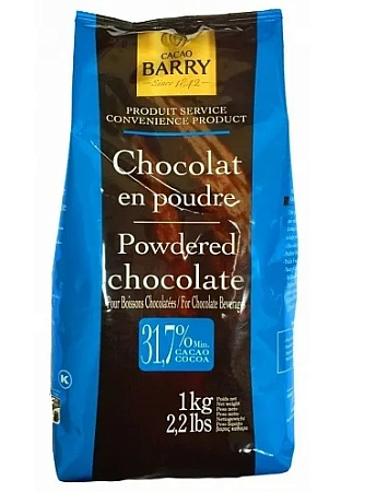 картинка Какао порошок Barry для горячего шоколада 31.7%, 1кг(фасовка) от магазинаАрт-Я