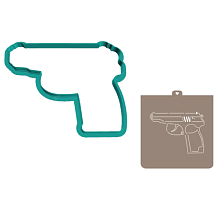 картинка Трафарет+формочка "Пистолет" от магазинаАрт-Я