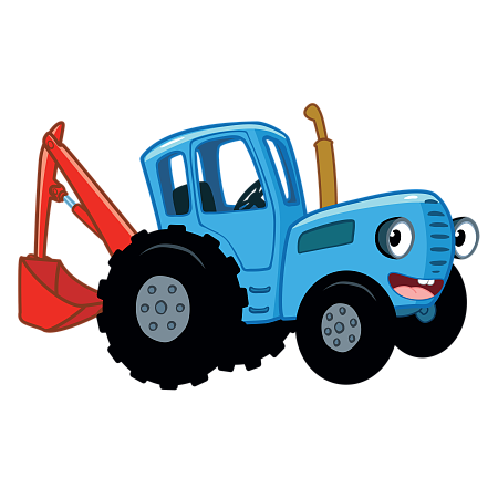 картинка Пряник синий трактор, 8,5*8см от магазинаАрт-Я