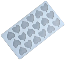 картинка Форма для декора из шоколада Мини сердечки 12 ячеек от магазинаАрт-Я
