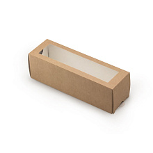 картинка Коробка для макарун 180*55*55мм КРАФТ от магазинаАрт-Я