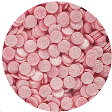 картинка Посыпка №303 сахарная Конфетти розовое перл., 70гр от магазинаАрт-Я